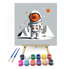 Számfestő.hu Idegen bolygón - gyerek számfestő készlet – 40×40 cm (Keretre feszítve) kreatív és készségfejlesztő