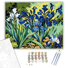 Számfestő.hu Íriszek Színpompája - számfestő készlet – 60×70 cm (Keret nélkül) kreatív és készségfejlesztő