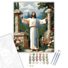 Számfestő.hu Jézus a Kertben - számfestő készlet – 50×60 cm (Keret nélkül) kreatív és készségfejlesztő