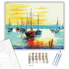 Számfestő.hu Káprázatos Vitorlák - számfestő készlet – 60×70 cm (Keret nélkül) kreatív és készségfejlesztő
