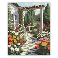 Számfestő.hu Kerti Gerberák és Margaréták - számfestő készlet kreatív és készségfejlesztő