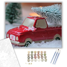 Számfestő.hu Készülődés - számfestő készlet – 40×50 cm (Keretre feszítve) kreatív és készségfejlesztő