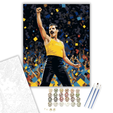 Számfestő.hu Legendás Énekes Portré - számfestő készlet – 40×50 cm (Keretre feszítve) kreatív és készségfejlesztő