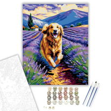 Számfestő.hu Lila Levendula Reggel - számfestő készlet – 50×60 cm (Keret nélkül) kreatív és készségfejlesztő