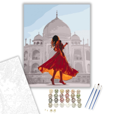 Számfestő.hu Mezítláb - számfestő készlet – 40×50 cm (Keretre feszítve) kreatív és készségfejlesztő