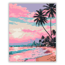Számfestő.hu Miami Beach Naplemente - számfestő készlet kreatív és készségfejlesztő