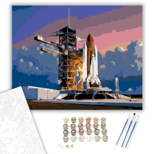 Számfestő.hu NASA Kennedy Űrközpont Indítóállomás - számfestő készlet – 40×50 cm (Keretre feszítve) kreatív és készségfejlesztő