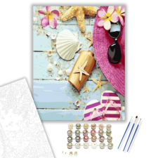 Számfestő.hu Nyári emlék - számfestő készlet – 40×50 cm (Keretre feszítve) kreatív és készségfejlesztő