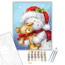 Számfestő.hu Örömteli találkozás - számfestő készlet – 40×50 cm (Keretre feszítve) kreatív és készségfejlesztő