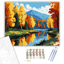 Számfestő.hu Őszi Szimfónia - számfestő készlet – 80×100 cm (Keretre feszítve) kreatív és készségfejlesztő