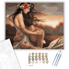 Számfestő.hu Őszinte szerelem - számfestő készlet – 50×60 cm (Keretre feszítve) kreatív és készségfejlesztő