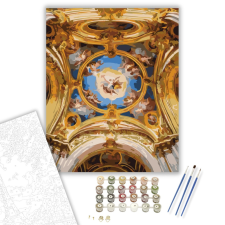 Számfestő.hu Palais Garnier Mennyezet - számfestő készlet – 40×50 cm (Keretre feszítve) kreatív és készségfejlesztő