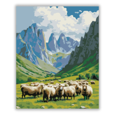 Számfestő.hu Picos de Europa Hegyi Táj - számfestő készlet kreatív és készségfejlesztő