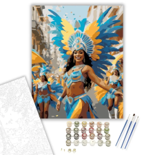 Számfestő.hu Rio Karneváli Parádé - számfestő készlet – 60×70 cm (Keret nélkül) kreatív és készségfejlesztő