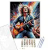 Számfestő.hu Rock Zenész Koncerten - számfestő készlet – 60×70 cm (Keretre feszítve)
