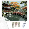 Számfestő.hu Shanghai Kert Harmóniája - számfestő készlet – 50×60 cm (Keretre feszítve)