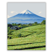 Számfestő.hu Shizuoka Tea Mezők és Fuji Hegy - számfestő készlet kreatív és készségfejlesztő