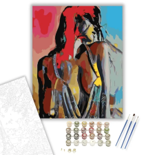 Számfestő.hu Szenvedélyes - számfestő készlet – 50×60 cm (Keretre feszítve) kreatív és készségfejlesztő