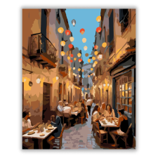 Számfestő.hu Tapas Esték Barcelonában - számfestő készlet kreatív és készségfejlesztő