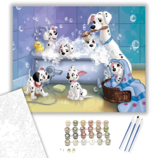 Számfestő.hu Tisztálkodás - számfestő készlet – 40×50 cm (Keretre feszítve) kreatív és készségfejlesztő