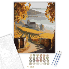Számfestő.hu Tokaji Őszi Reggel - számfestő készlet – 40×50 cm (Keretre feszítve) kreatív és készségfejlesztő