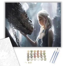 Számfestő.hu Trónok - számfestő készlet – 80×100 cm (Keret nélkül) kreatív és készségfejlesztő