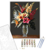 Számfestő.hu Trópusi Virágcsokor - számfestő készlet – 40×50 cm (Keretre feszítve)