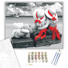 Számfestő.hu Utazás - számfestő készlet – 40×50 cm (Keretre feszítve) kreatív és készségfejlesztő