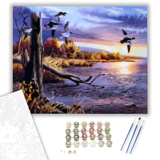 Számfestő.hu Vándorlás - számfestő készlet – 40×50 cm (Keretre feszítve) kreatív és készségfejlesztő