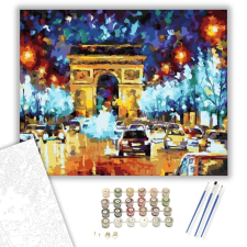 Számfestő.hu Városi Autók - számfestő készlet – 40×50 cm (Keretre feszítve) kreatív és készségfejlesztő