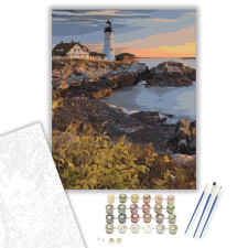 Számfestő.hu Világítótorony - számfestő készlet – 80×100 cm (Keret nélkül) kreatív és készségfejlesztő