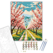 Számfestő.hu Virágzó Gyümölcsös - számfestő készlet – 60×70 cm (Keret nélkül) kreatív és készségfejlesztő