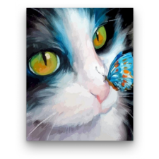 Számfestő Pillangó az orron - számfestő készlet kreatív és készségfejlesztő