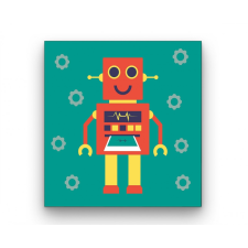Számfestő Robot - gyerek számfestő készlet kreatív és készségfejlesztő