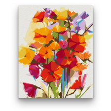 Számfestő Színes Virágszálak - számfestő készlet kreatív és készségfejlesztő