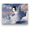Számfestő Táncoló pingvinek - számfestő készlet
