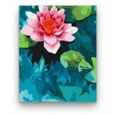 Számfestő Tündérrózsa - számfestő készlet kreatív és készségfejlesztő