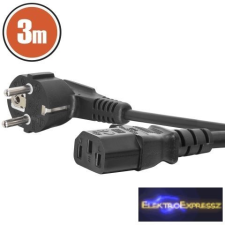 Számítógép , PC , monitor tápkábel Hálózati tápkábel 3,0 m kábel és adapter