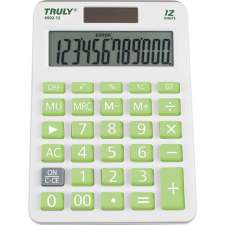 Számológép Truly asztali 6002-12 zöld számológép