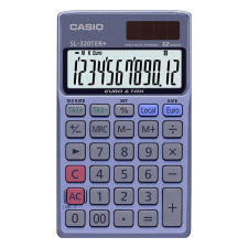 Számológép zseb CASIO SL 320 TER+ 12 digit kék számológép