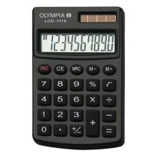 Számológép zseb OLYMPIA LCD-1110 10 digit fekete számológép