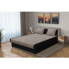  Szandra franciaágy fekete és világos barna zsákszövet lenyűgöző 4 méretben ágy és ágykellék