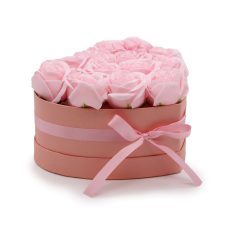  Szappan virág ajándék csokor - 13 rózsaszín rózsa GSFB-05 szappan