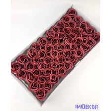 Szappanrózsa fej 50 db/doboz Beauty 6x5,5 cm - Bordó ajándéktárgy