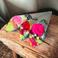  Szappanrózsa szál celofánban szappan