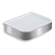  Szappantartó Novaservis Yacore fehér/króm 65548.4 fürdőszoba kiegészítő