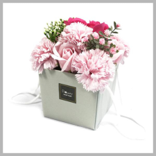  Szappanvirág Csokor, rózsaszín rózsa és szegfű LSF-02 szappan