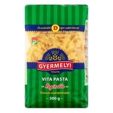 Száraztészta fodros kocka GYERMELYI Vita Pasta durum 500g tészta