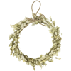  Szárított virág koszorú puszpáng kőzöld