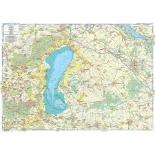 Szarvas András Fertő-tó falitérkép Szarvas térkép
